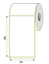 Picture of Nalepnica papir bela DT 54x98 1"