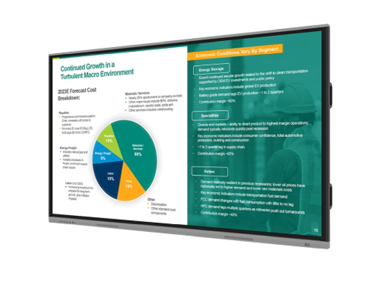 Picture of AllSee 4K Slim Bezel Interactive Touch Displays 55", 65", 75", 86"