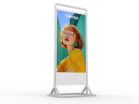 Picture of AllSee Superslim Freestanding Double-Sided Digital Posters